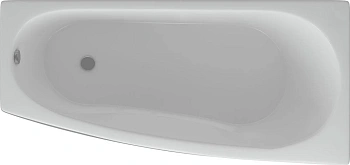 акриловая ванна aquatek пандора 160x75 pan160-0000067 правая, без гидромассажа, с фронтальным экраном (вклеенный каркас)