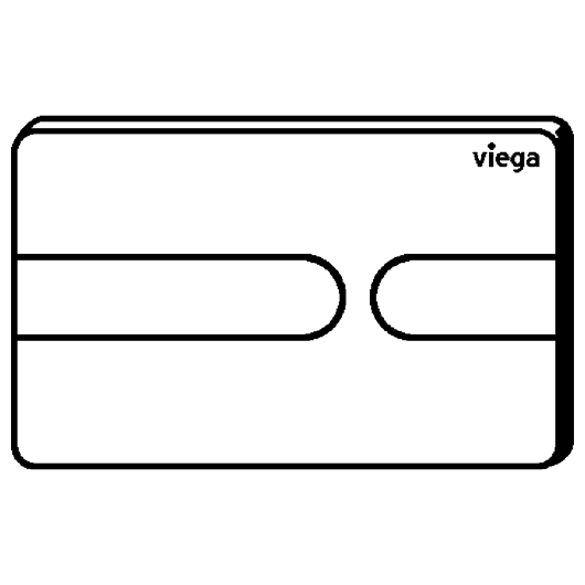 панель смыва viega prevista visign for style 23 773151, белый