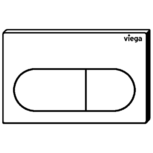 панель смыва viega prevista visign for life 6 773755, хром матовый