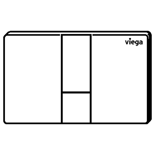 панель смыва viega prevista visign for style 24 773267, хром глянцевый
