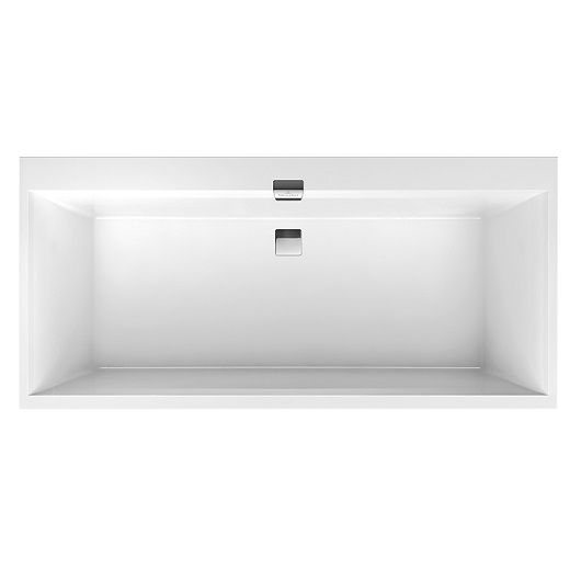 квариловая ванна villeroy & boch squaro edge 12 160х75 ubq160sqe2dv-01, белый alpin