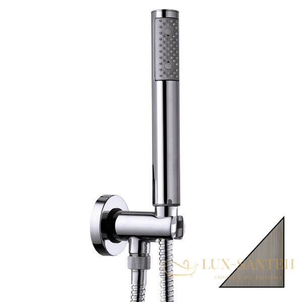 душевой набор bossini zen c12001c.094, никель шлифованный