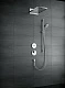 переключатель потоков hansgrohe showerselect s 15745000 для 3 потребителей (внешняя часть)