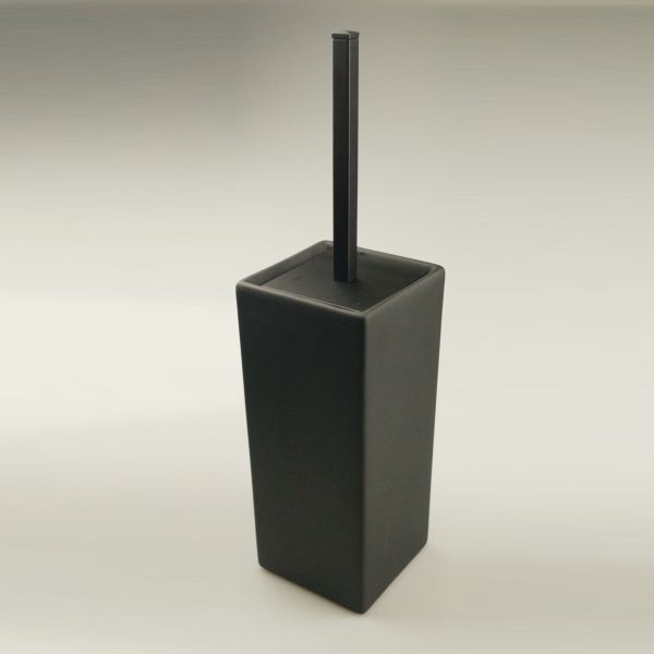 ерш керамический stil haus urania 633cube(23-neop) напольный, черный матовый-черная матовая керамика