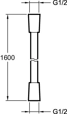 душевой шланг титан 160 см jacob delafon aparu e75206-tt