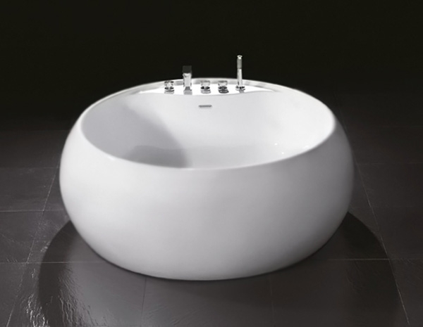акриловая ванна belbagno bb30-1550 155x155, белый