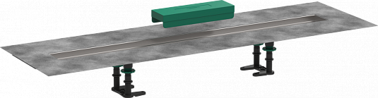 универсальный монтажный набор hansgrohe raindrain 56013180 90 см, для установки внешней части линейного слива