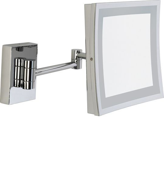 зеркало sanibano, he8800 х withoutled, настенное квадратное (3x) с led подсветкой (без провода и вилки), цвет хром
