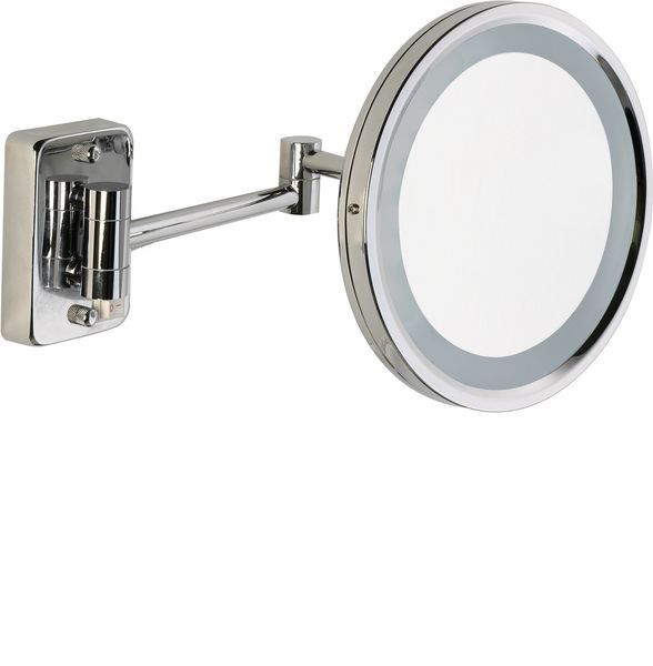 зеркало sanibano, h221 х withoutled, настенное круглое (3x) с led подсветкой (без провода и вилки), цвет хром