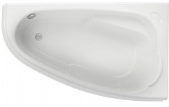 ванна асимметричная cersanit joanna 160х95 правая, 63339, цвет белый