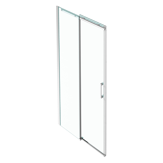 душевая дверь jacob delafon contra e22c100-ga 100 см, профиль хром глянцевый, стекло прозрачное