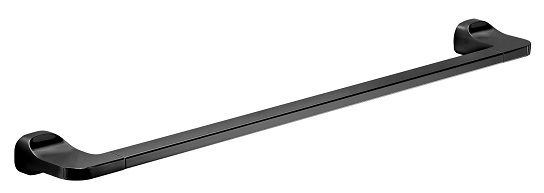 полотенцедержатель gedy stelvio st21/60(14) длина 60 см, черный матовый