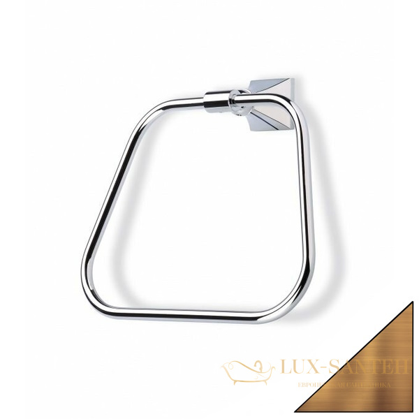 полотенцедержатель кольцо stil haus prisma pr07(25), бронза