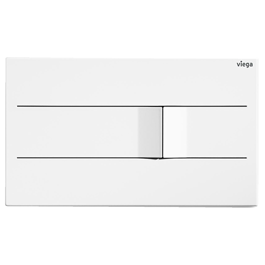 панель смыва viega prevista visign for more 201 773502 электронная, белый