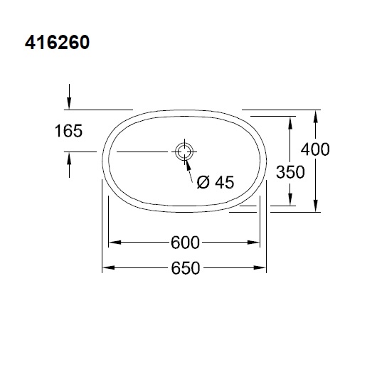 раковина встраиваемая снизу villeroy & boch o.novo 4162 60 r1 ceramicplus 600х350 мм, белый