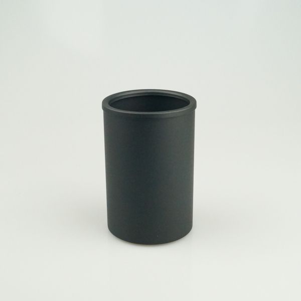 стакан металлический surya metall 6259/mb 7х7х10,5 см, черный матовый
