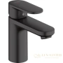 смеситель для раковины hansgrohe vernis blend 71585670 100 coolstart, матовый черный