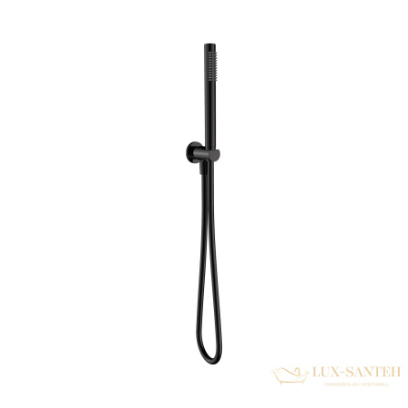 душевой набор aquame aqm8711mb, черный матовый