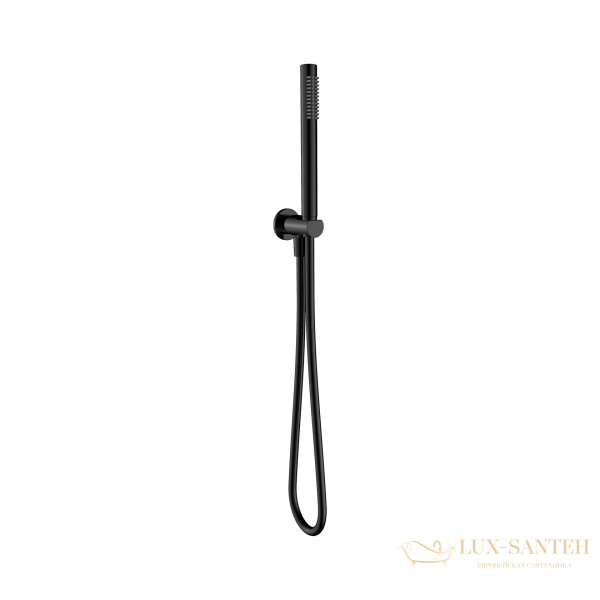 душевой набор aquame aqm8711mb, черный матовый