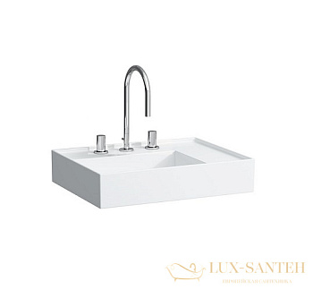 раковина laufen kartell by 8.1033.4.000.158.1 универсальная 60 см, белый глянцевый