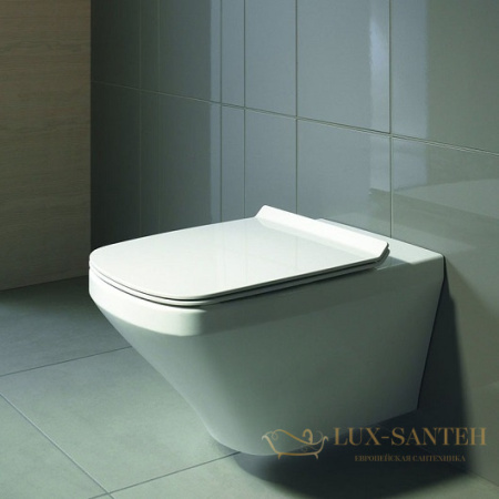 чаша подвесного безободкового унитаза duravit durastyle 2551090000 rimless, белый