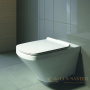 чаша подвесного безободкового унитаза duravit durastyle 2551090000 rimless, белый