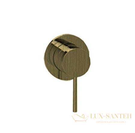 смеситель для душа встраиваемый almar modular e180140.hb, внешняя часть, латунь брашированная pvd