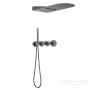 душевая система для душа термостатическая встраиваемая timo saona sx-2350/18sm, черное золото