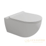 унитаз подвесной безободковый flaminia app  ap118slat, gosilent, latte