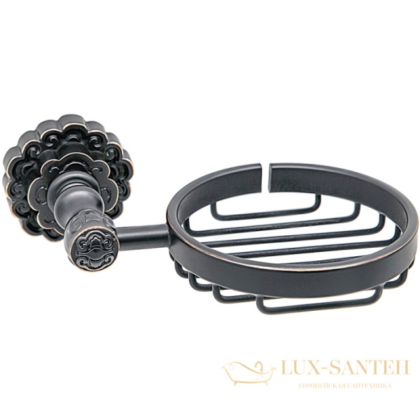 мыльница milacio villena mc.900.bbr, черная бронза