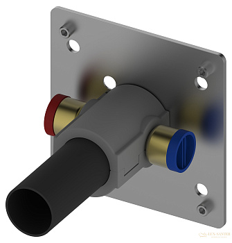 скрытая монтажная часть keuco ixmo настенного смесителя для умывальника, арт. 59916000075