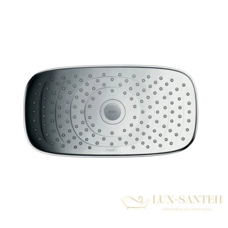 верхний душ hansgrohe raindance select e 300 2jet 27385000 с держателем 390 мм, ½´ хром