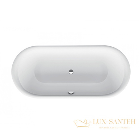 ванна bette lux oval 3467-000 plus 1900х900 мм шумоизоляция, антигрязевое покрытие, белый