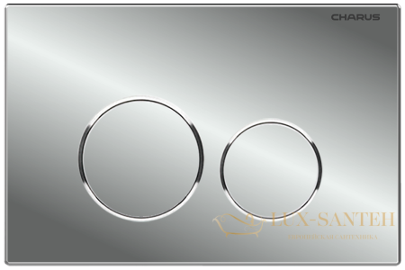 панель смыва charus tm, spazio, fp.330.21.01, хром глянцевый