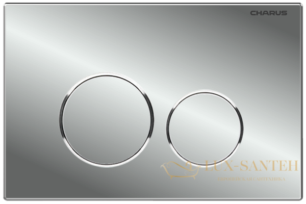 панель смыва charus tm, spazio, fp.330.21.01, хром глянцевый