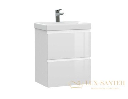 тумба cersanit moduo slim 50, 64124, цвет белый