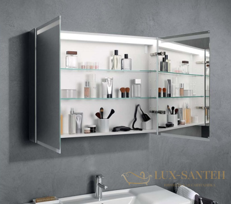 зеркальный шкаф geberit option 500.583.00.1 900х700 мм, зеркальный