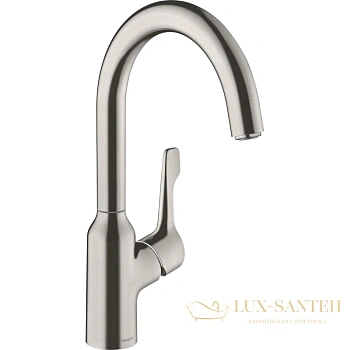 смеситель для кухни hansgrohe focus m43 71812800 сталь