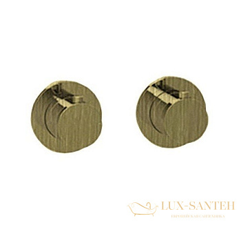 термостат для душа встраиваемый almar modular e180132.hb, на 2-3 выхода, внешняя часть, латунь брашированная pvd