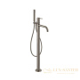 смеситель напольный для ванны gessi emporio via tortona 24943.149, finox brushed nickel