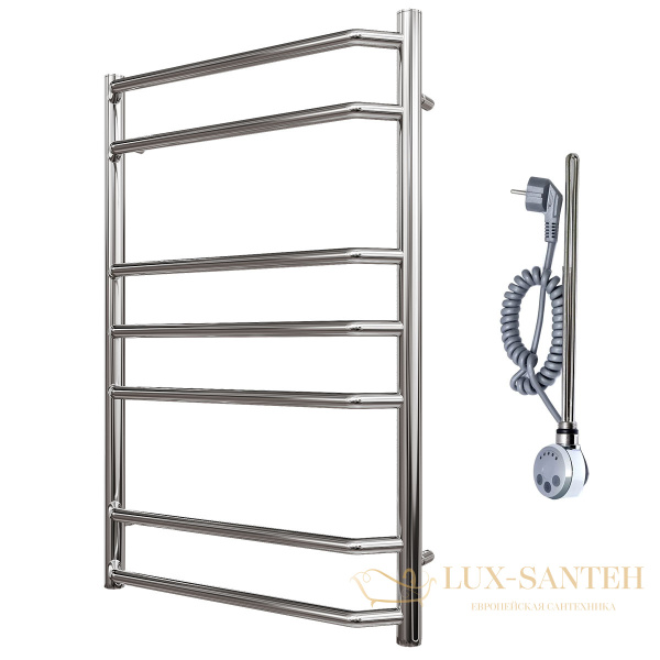 полотенцесушитель 500x800 электрический point венера pn07158e п7 левый/правый, хром