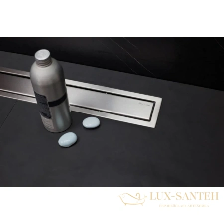 душевой канал bettoserb confluo premium line 13100003 550 мм 2 в 1 с основой под плитку, матовый хром