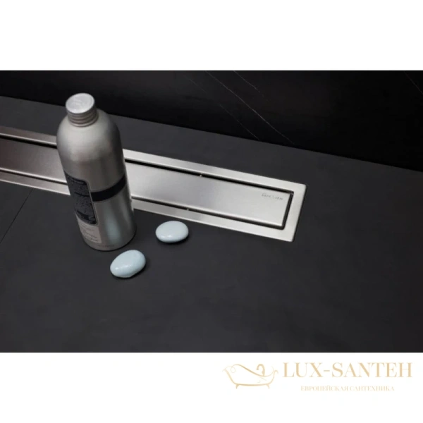 душевой канал bettoserb confluo premium line 13100007 950 мм 2 в 1 с основой под плитку, матовый хром