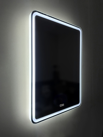 зеркало belbagno marino spc-mar-700-800-led-tch-warm 70 см с подсветкой, с подогревом, с сенсорным выключателем, серый