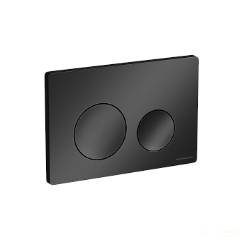 панель смыва ceramica nova balance circle cn12-001mb для инсталляции, черный матовый
