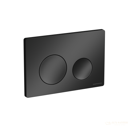 панель смыва ceramica nova balance circle cn12-001mb для инсталляции, черный матовый