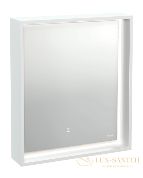 зеркало cersanit louna 60, sp-lu-lou60-os, цвет белый