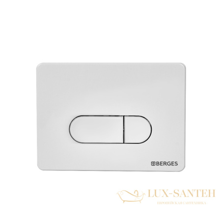 инсталляция berges novum 040234 для подвесного унитаза с панелью смыва, белый