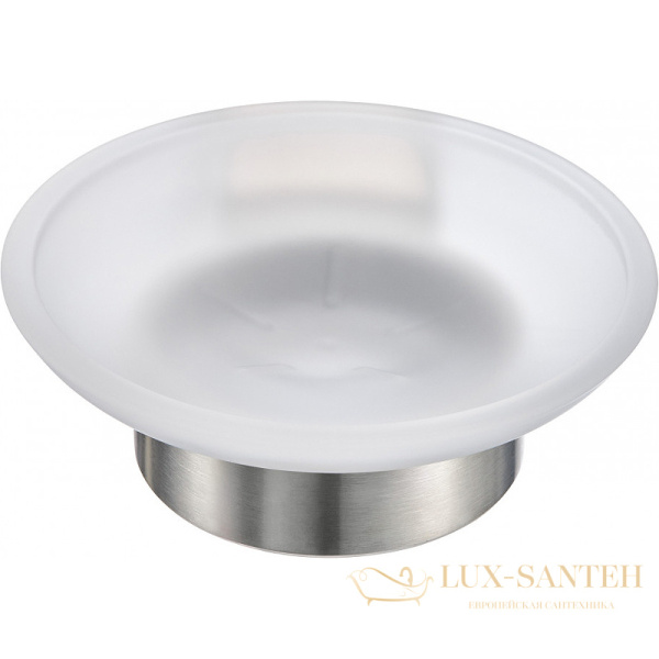 мыльница milacio ultra mcu.962.ss, нержавеющая сталь