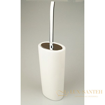 ерш керамический stil haus aria ar945(08-bi) напольный, белый, хром